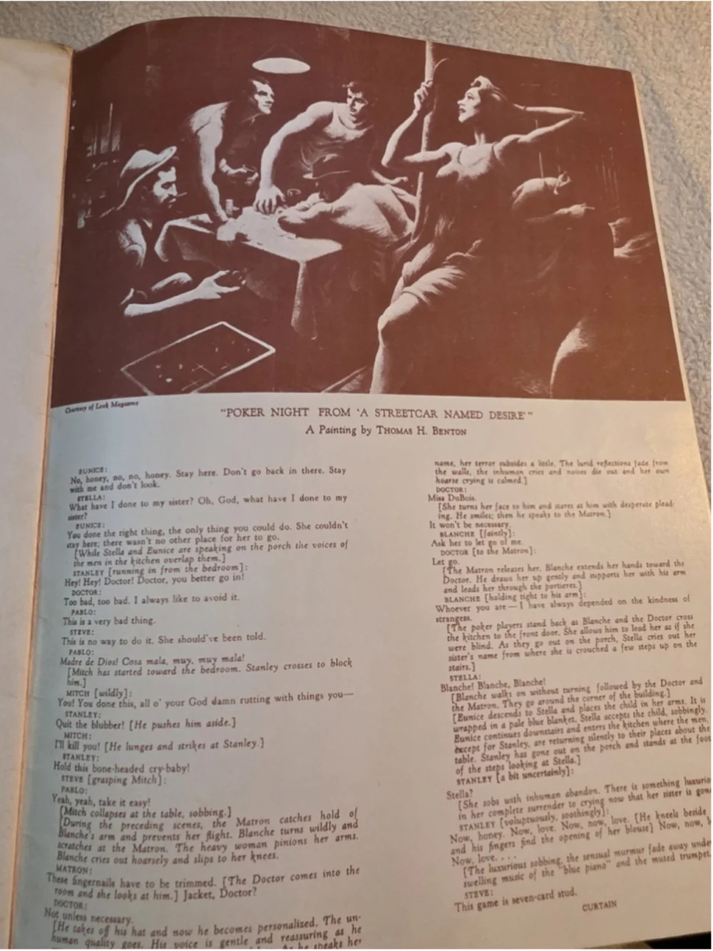 Vtg 1951 A Streetcar Named Desire Theater Program Phillip Kenneally Louise Platt